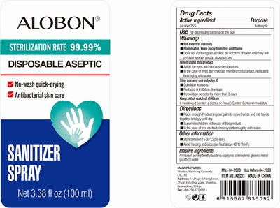 Alobon Sanitizer Spray (Alobon Sanitizer Spray)